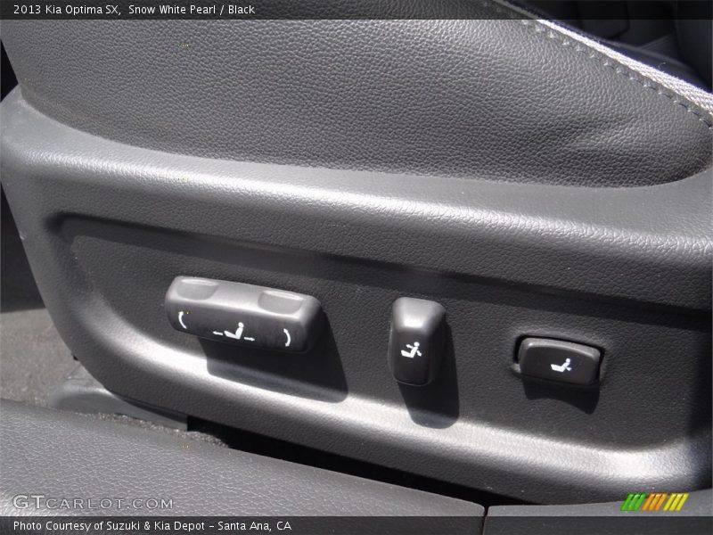 Snow White Pearl / Black 2013 Kia Optima SX