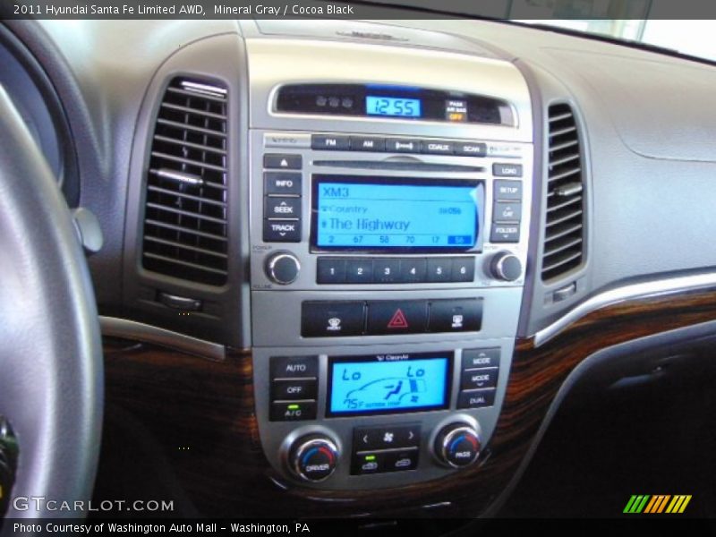 Mineral Gray / Cocoa Black 2011 Hyundai Santa Fe Limited AWD