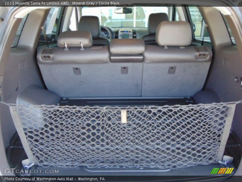 Mineral Gray / Cocoa Black 2011 Hyundai Santa Fe Limited AWD