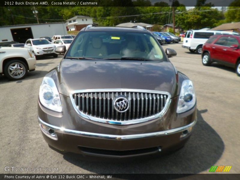 Cocoa Metallic / Cashmere 2012 Buick Enclave AWD