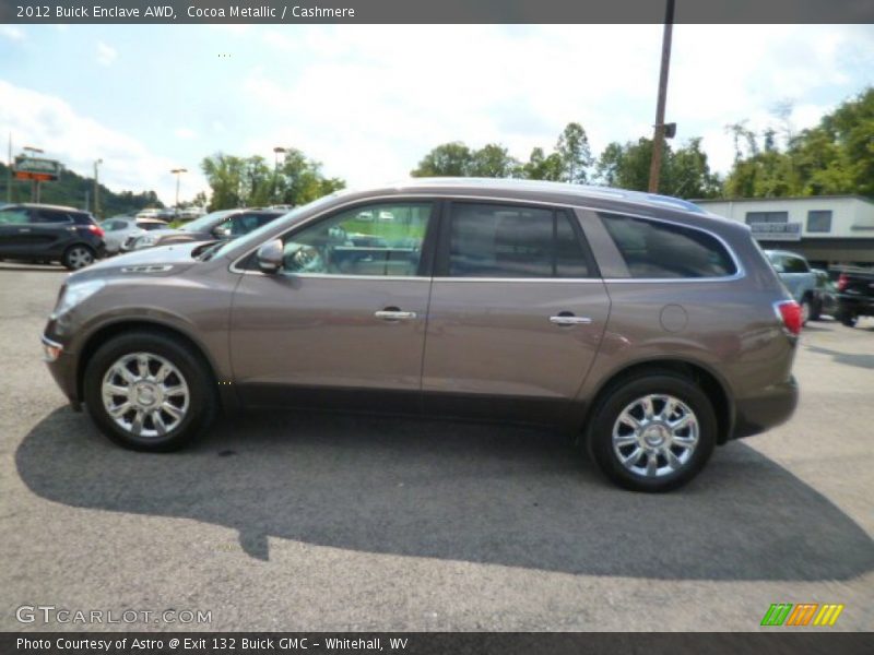 Cocoa Metallic / Cashmere 2012 Buick Enclave AWD