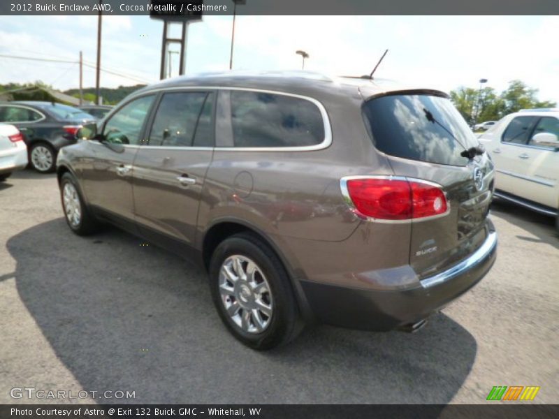 Cocoa Metallic / Cashmere 2012 Buick Enclave AWD