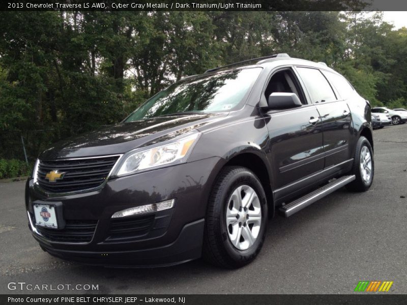 Cyber Gray Metallic / Dark Titanium/Light Titanium 2013 Chevrolet Traverse LS AWD