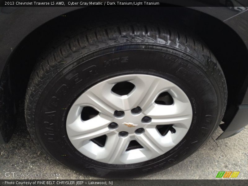 Cyber Gray Metallic / Dark Titanium/Light Titanium 2013 Chevrolet Traverse LS AWD
