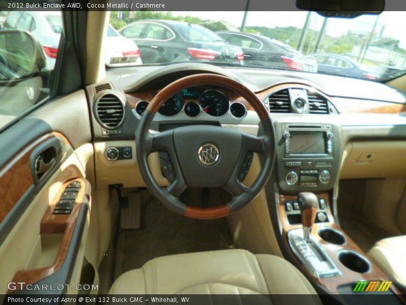 Cocoa Metallic / Cashmere 2012 Buick Enclave AWD
