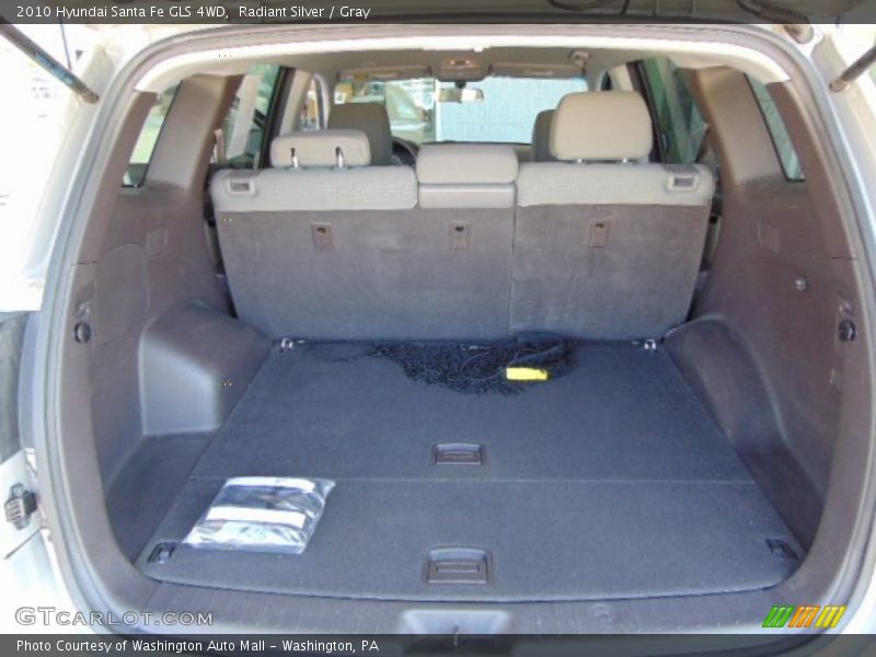 Radiant Silver / Gray 2010 Hyundai Santa Fe GLS 4WD