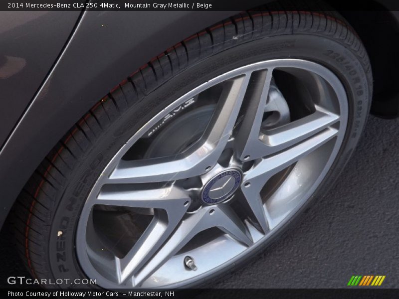 Mountain Gray Metallic / Beige 2014 Mercedes-Benz CLA 250 4Matic