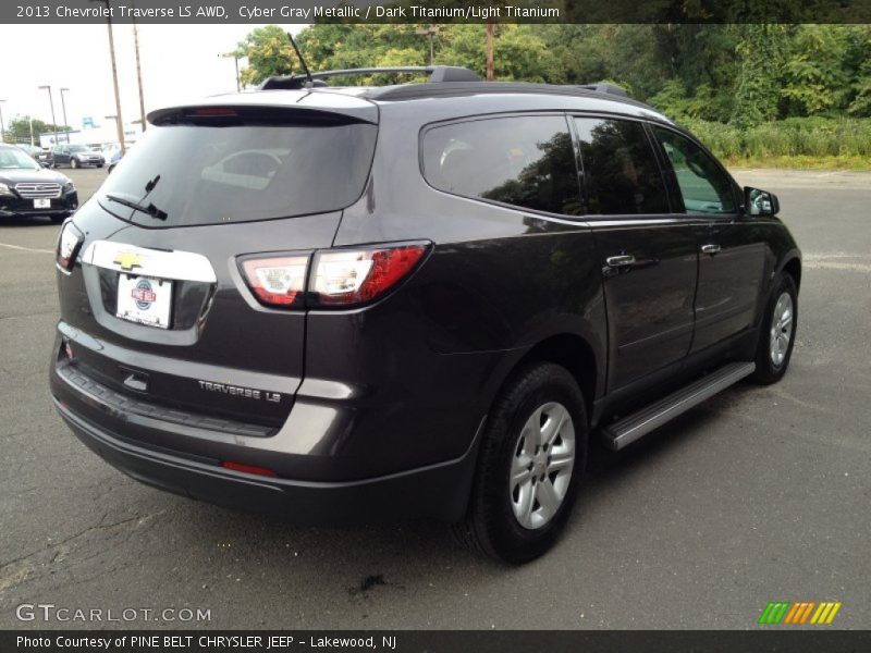 Cyber Gray Metallic / Dark Titanium/Light Titanium 2013 Chevrolet Traverse LS AWD