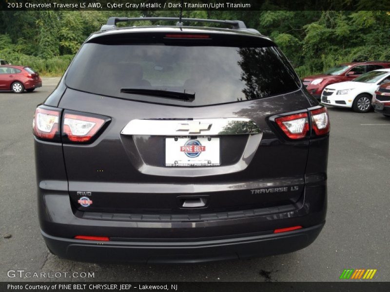 Cyber Gray Metallic / Dark Titanium/Light Titanium 2013 Chevrolet Traverse LS AWD