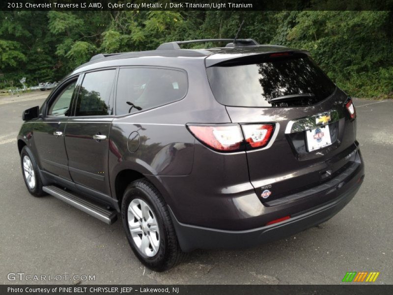 Cyber Gray Metallic / Dark Titanium/Light Titanium 2013 Chevrolet Traverse LS AWD