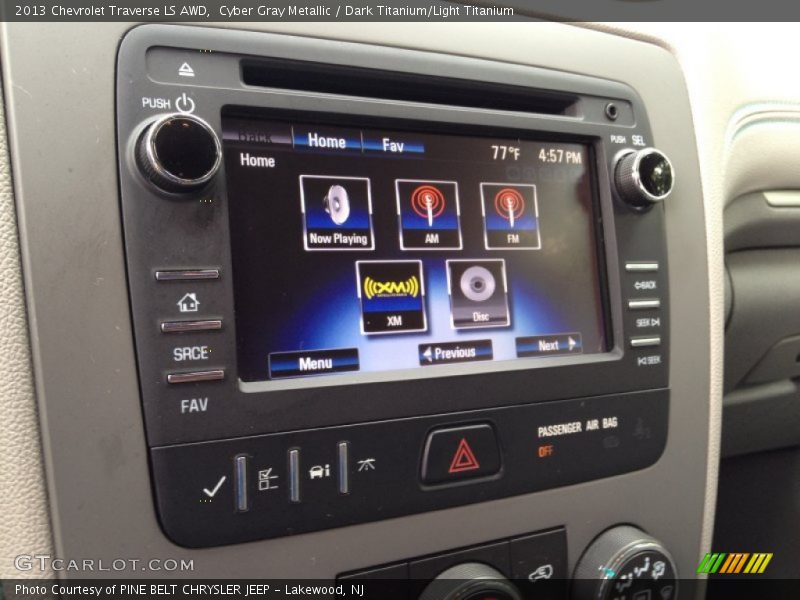 Cyber Gray Metallic / Dark Titanium/Light Titanium 2013 Chevrolet Traverse LS AWD