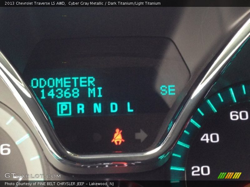 Cyber Gray Metallic / Dark Titanium/Light Titanium 2013 Chevrolet Traverse LS AWD