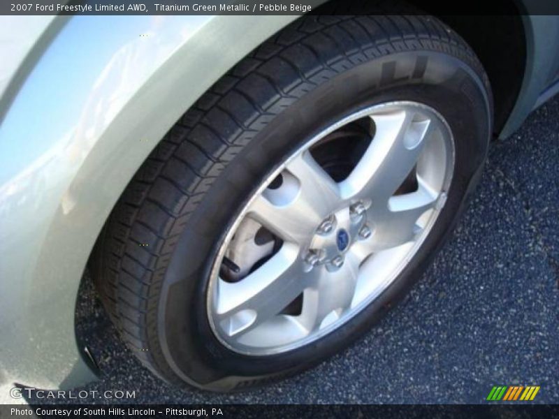 Titanium Green Metallic / Pebble Beige 2007 Ford Freestyle Limited AWD