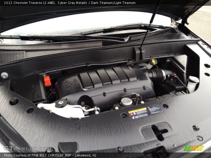 Cyber Gray Metallic / Dark Titanium/Light Titanium 2013 Chevrolet Traverse LS AWD