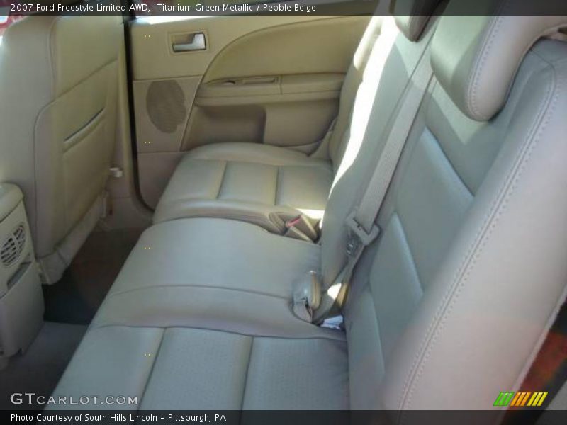 Titanium Green Metallic / Pebble Beige 2007 Ford Freestyle Limited AWD