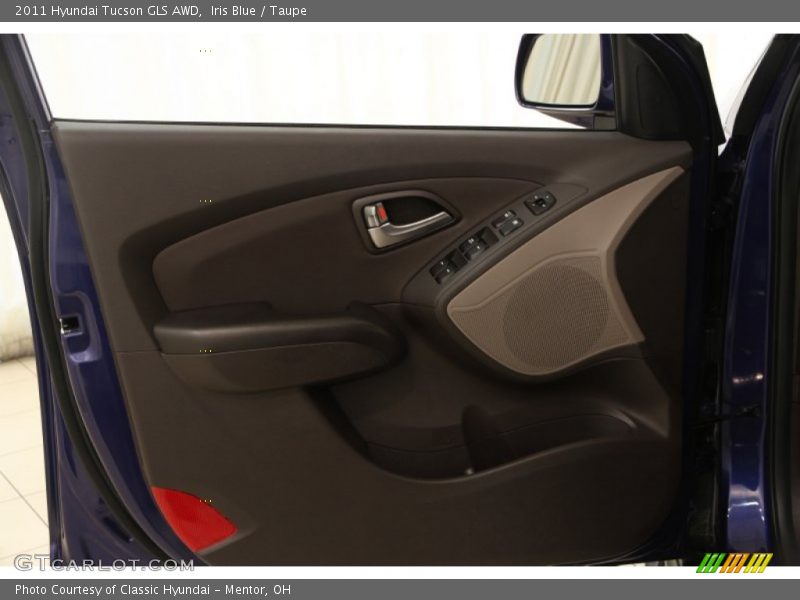 Iris Blue / Taupe 2011 Hyundai Tucson GLS AWD