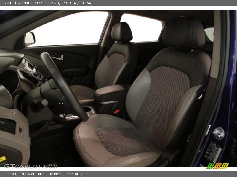 Iris Blue / Taupe 2011 Hyundai Tucson GLS AWD
