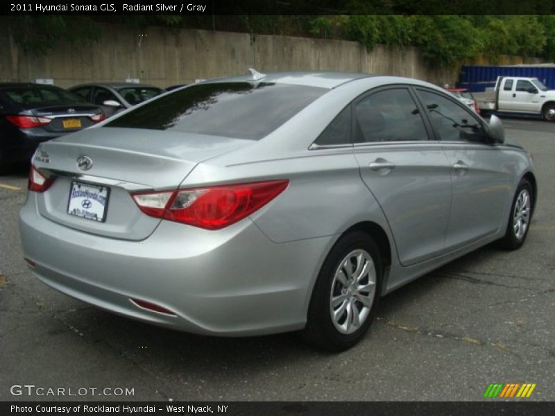 Radiant Silver / Gray 2011 Hyundai Sonata GLS