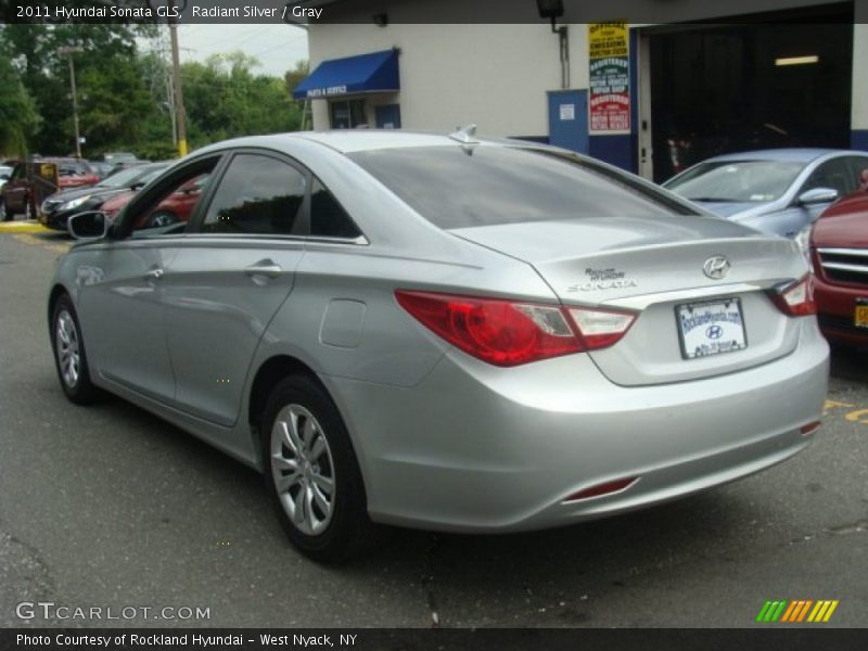 Radiant Silver / Gray 2011 Hyundai Sonata GLS
