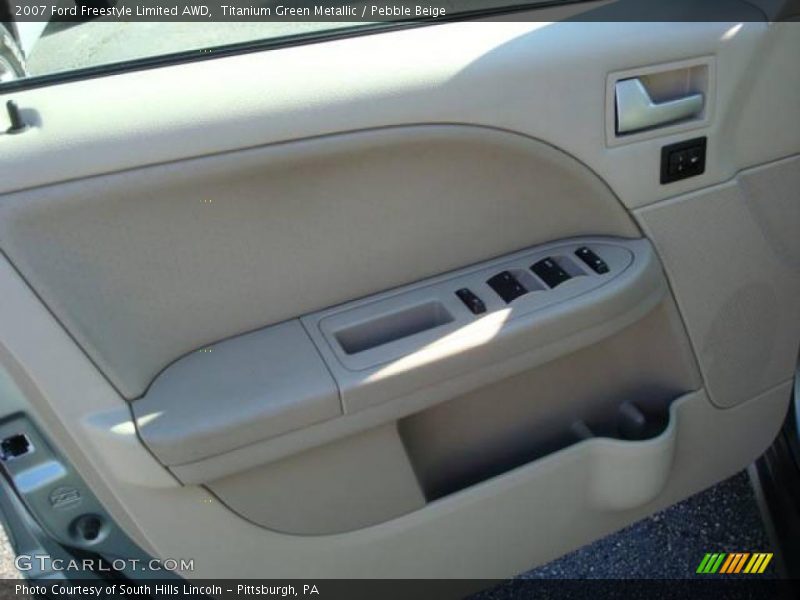 Titanium Green Metallic / Pebble Beige 2007 Ford Freestyle Limited AWD
