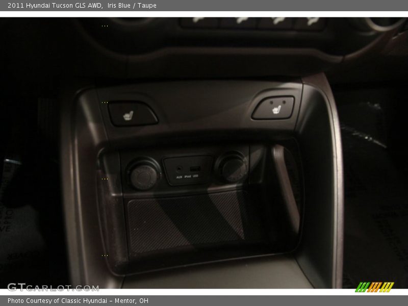 Iris Blue / Taupe 2011 Hyundai Tucson GLS AWD