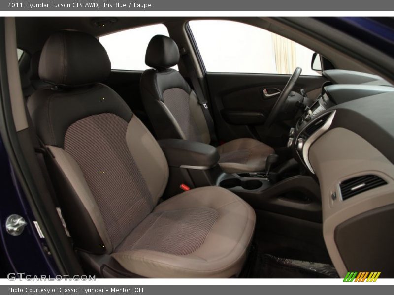 Iris Blue / Taupe 2011 Hyundai Tucson GLS AWD