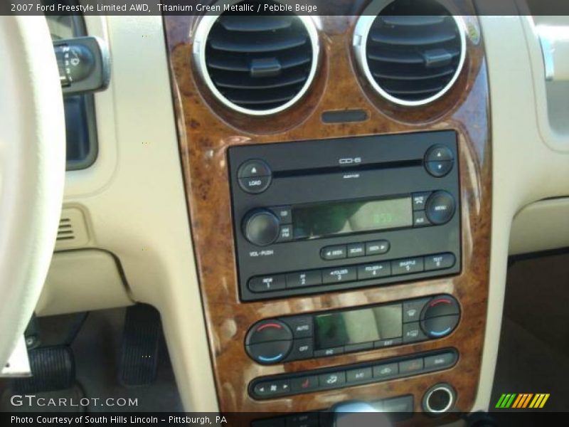 Titanium Green Metallic / Pebble Beige 2007 Ford Freestyle Limited AWD