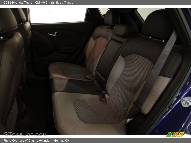 Iris Blue / Taupe 2011 Hyundai Tucson GLS AWD