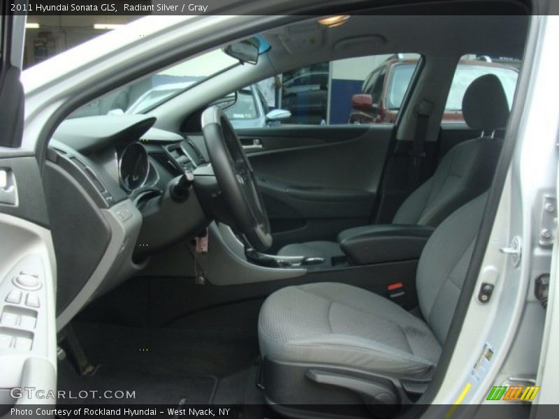 Radiant Silver / Gray 2011 Hyundai Sonata GLS