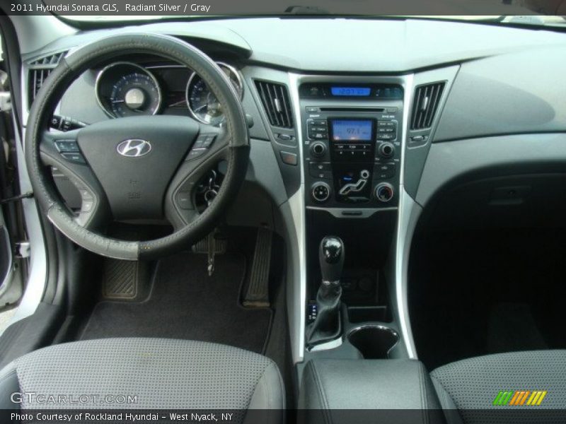 Radiant Silver / Gray 2011 Hyundai Sonata GLS