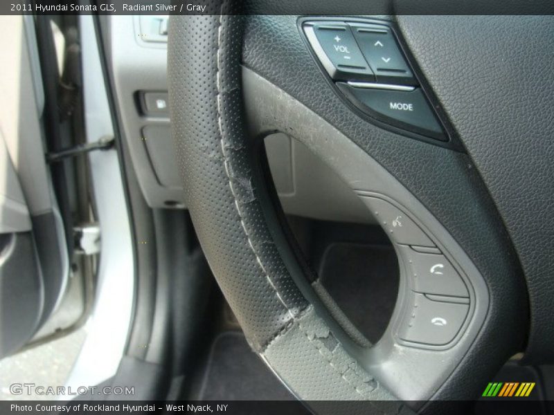 Radiant Silver / Gray 2011 Hyundai Sonata GLS