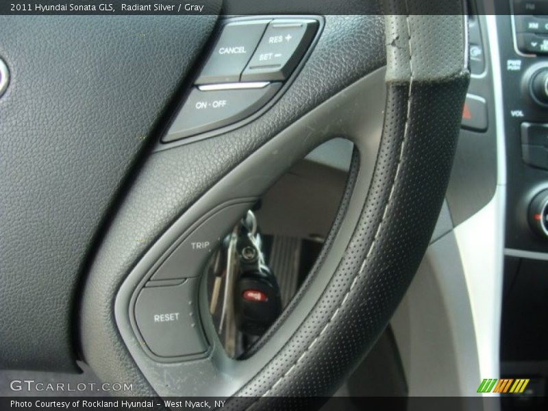 Radiant Silver / Gray 2011 Hyundai Sonata GLS