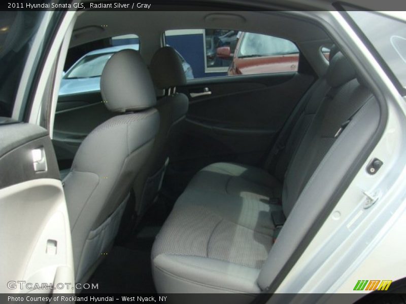 Radiant Silver / Gray 2011 Hyundai Sonata GLS