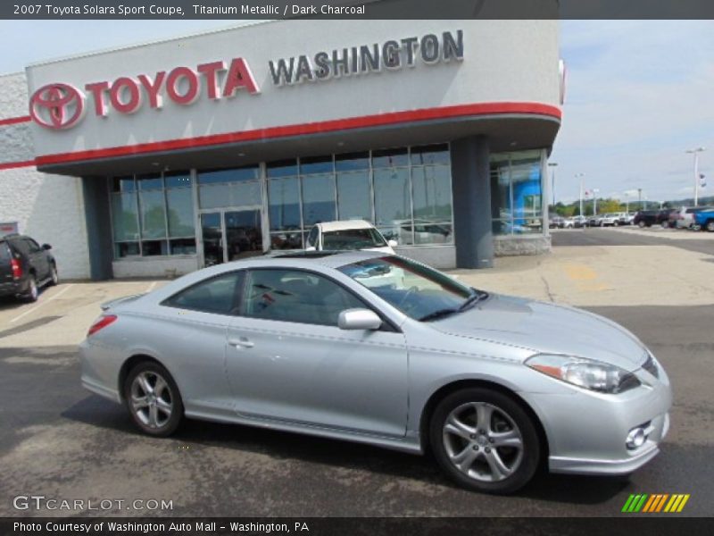 Titanium Metallic / Dark Charcoal 2007 Toyota Solara Sport Coupe