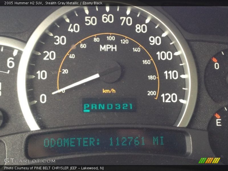 Stealth Gray Metallic / Ebony Black 2005 Hummer H2 SUV