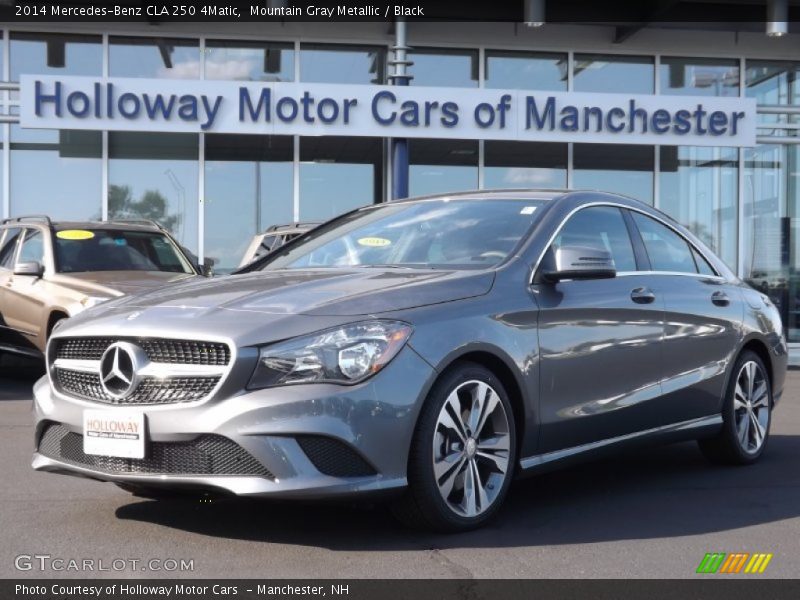 Mountain Gray Metallic / Black 2014 Mercedes-Benz CLA 250 4Matic