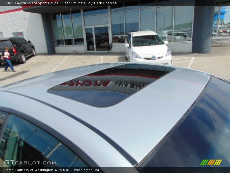 Titanium Metallic / Dark Charcoal 2007 Toyota Solara Sport Coupe