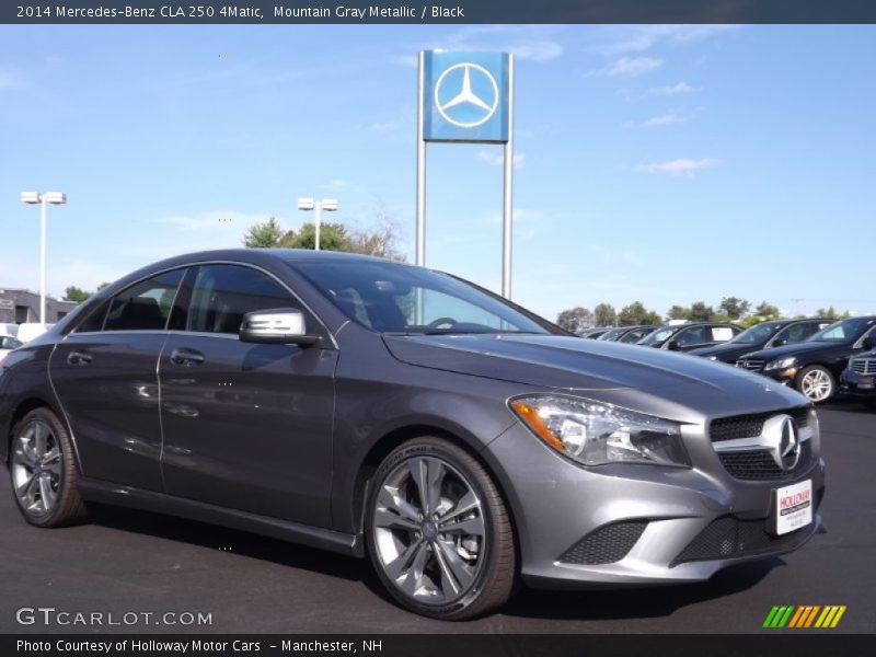 Mountain Gray Metallic / Black 2014 Mercedes-Benz CLA 250 4Matic