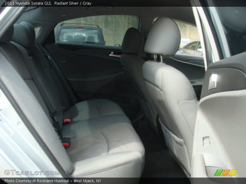 Radiant Silver / Gray 2011 Hyundai Sonata GLS