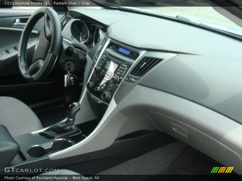 Radiant Silver / Gray 2011 Hyundai Sonata GLS