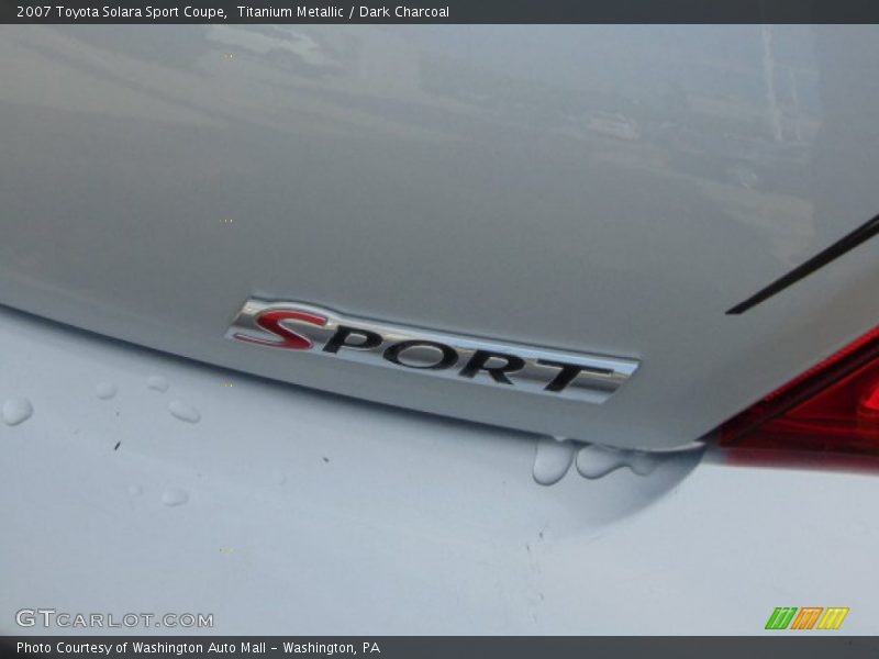 Titanium Metallic / Dark Charcoal 2007 Toyota Solara Sport Coupe