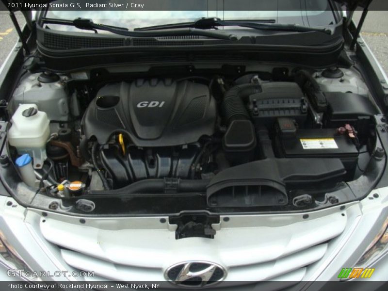 Radiant Silver / Gray 2011 Hyundai Sonata GLS