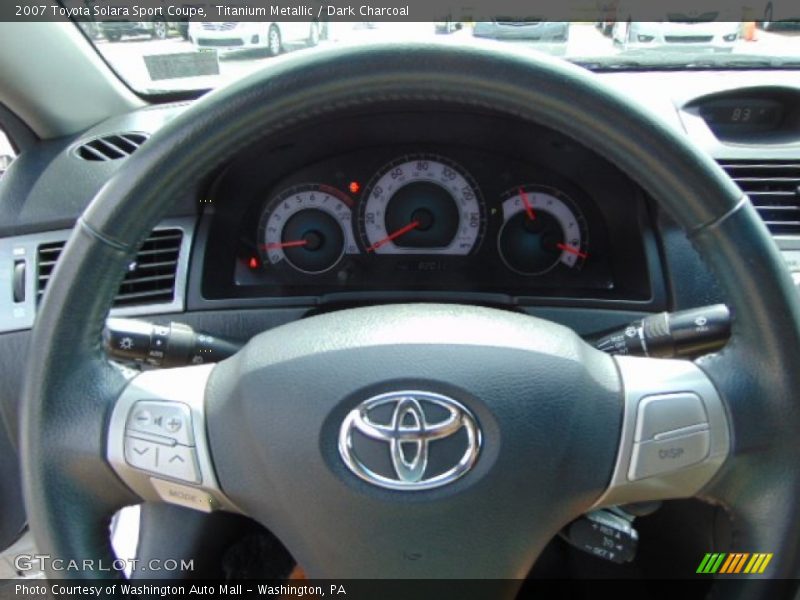 Titanium Metallic / Dark Charcoal 2007 Toyota Solara Sport Coupe