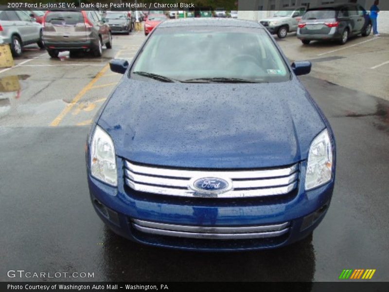 Dark Blue Pearl Metallic / Charcoal Black 2007 Ford Fusion SE V6