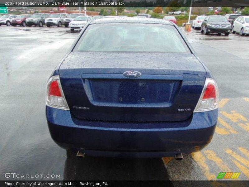 Dark Blue Pearl Metallic / Charcoal Black 2007 Ford Fusion SE V6