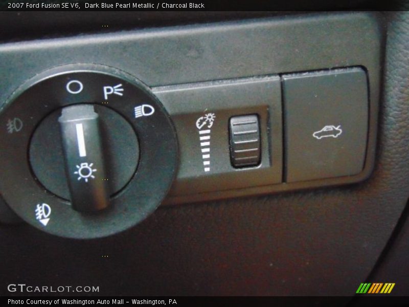 Dark Blue Pearl Metallic / Charcoal Black 2007 Ford Fusion SE V6