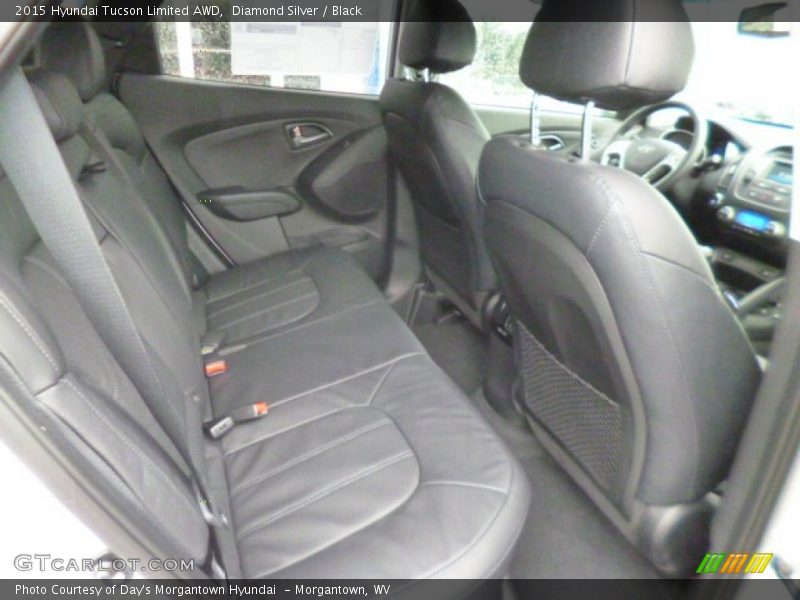 Diamond Silver / Black 2015 Hyundai Tucson Limited AWD