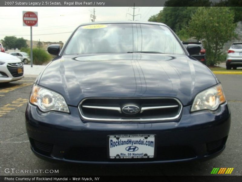 Regal Blue Pearl / Ivory 2007 Subaru Legacy 2.5i Sedan