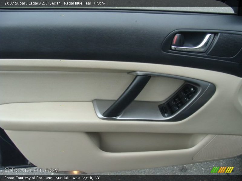 Regal Blue Pearl / Ivory 2007 Subaru Legacy 2.5i Sedan