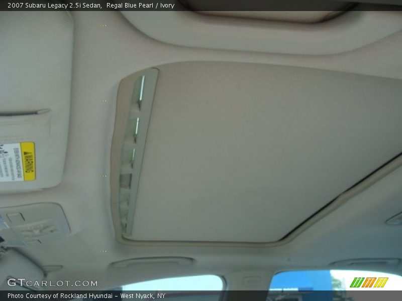Regal Blue Pearl / Ivory 2007 Subaru Legacy 2.5i Sedan